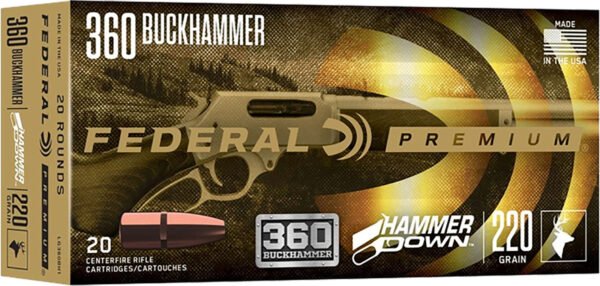 FDR 360BUCK 220GR HAMMER 20RD by Federal Ammunition