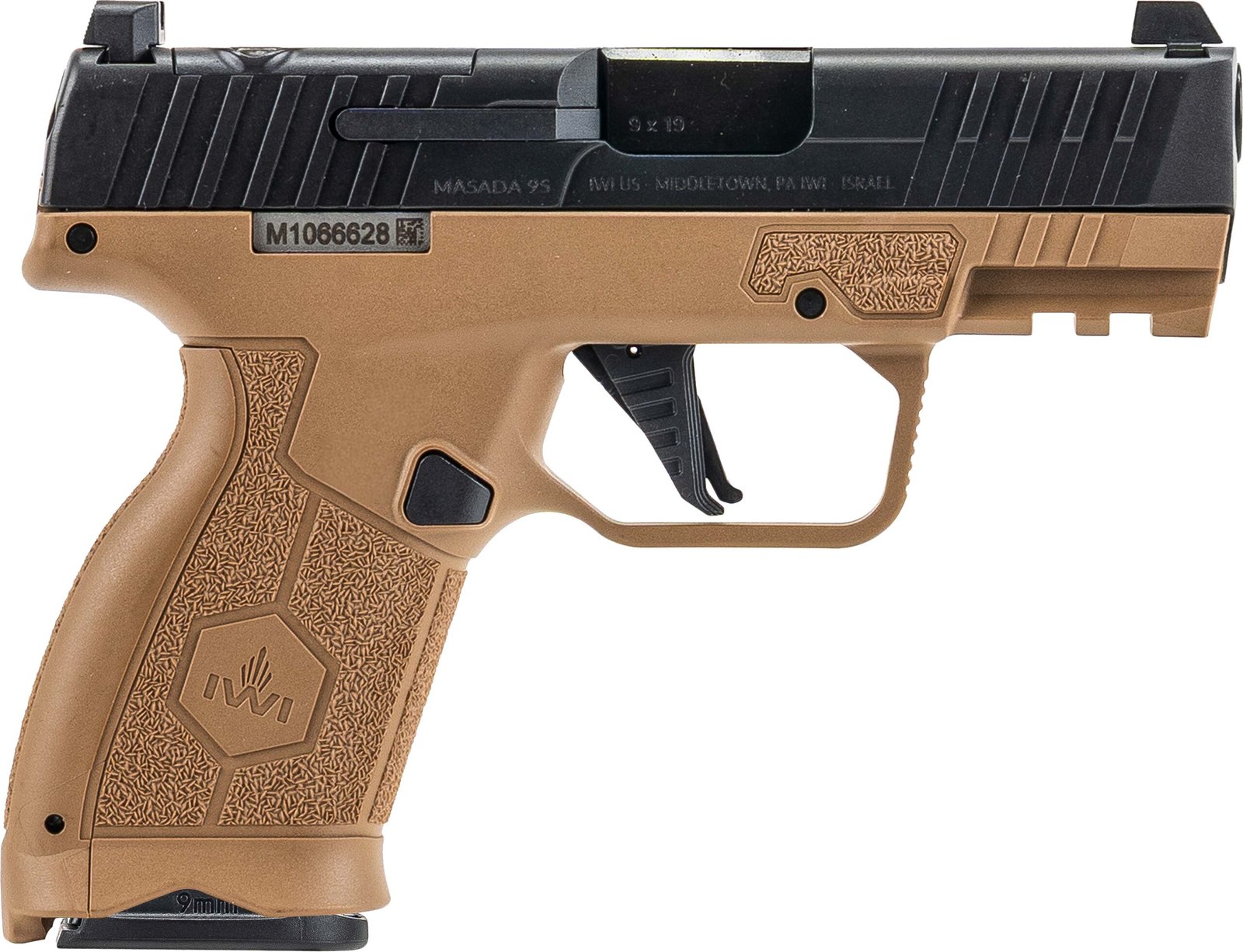 IWI MAS SLM ELT 9MM 3 10R FDE by IWI - Israel Weapon Industries