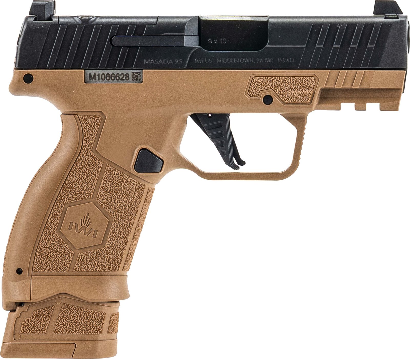 IWI MAS SLM ELT 9MM 3 17R FDE by IWI - Israel Weapon Industries