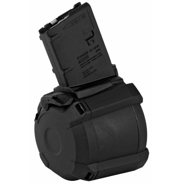 MAGPUL PMAG D-60 5.56 AR/M4 60RD BLK by Magpul Industries