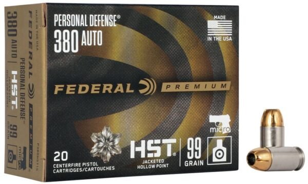 FDR 380 99GR HST MICRO 20RD by Federal Ammunition