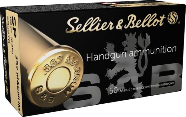 S&B 357 158GR SJSP 50RD by Sellier & Bellot