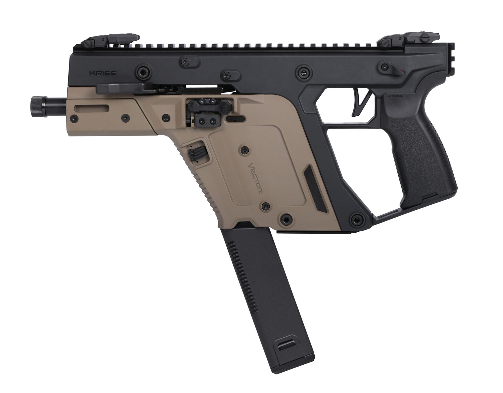 KRISS USA VECTOR SDP G3 10MM BK/FDE 5.5" by Kriss TDI
