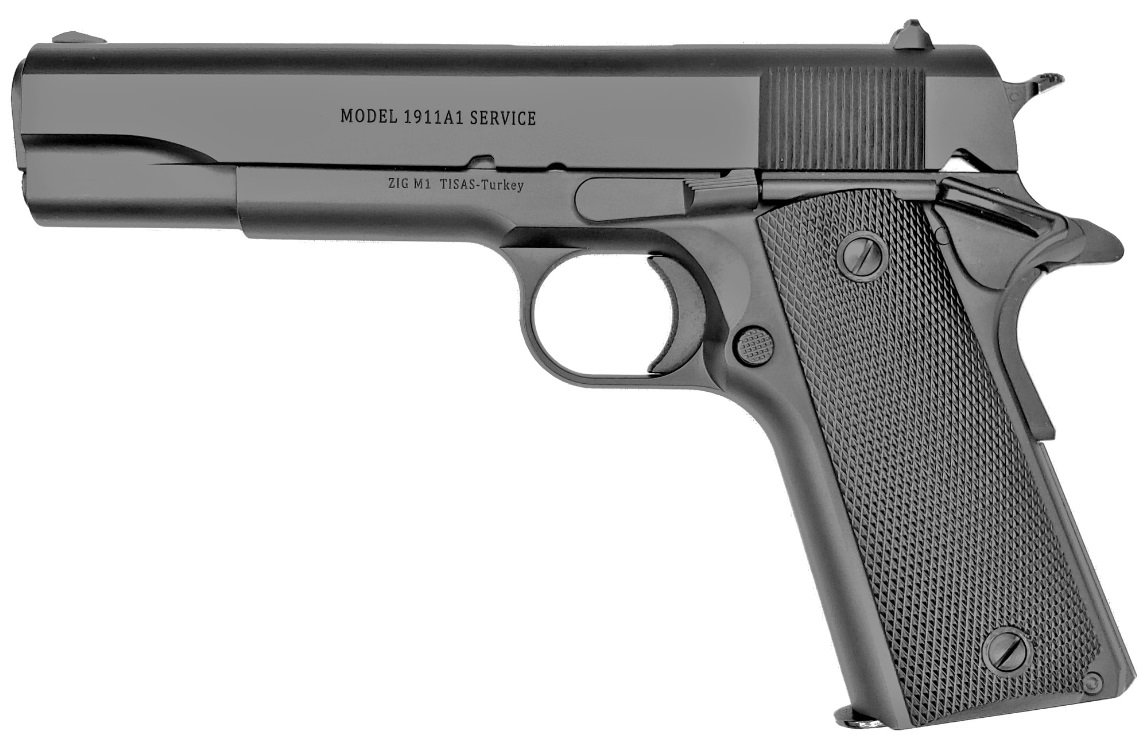 TISAS 1911 SERVICE BLK 45ACP 5"