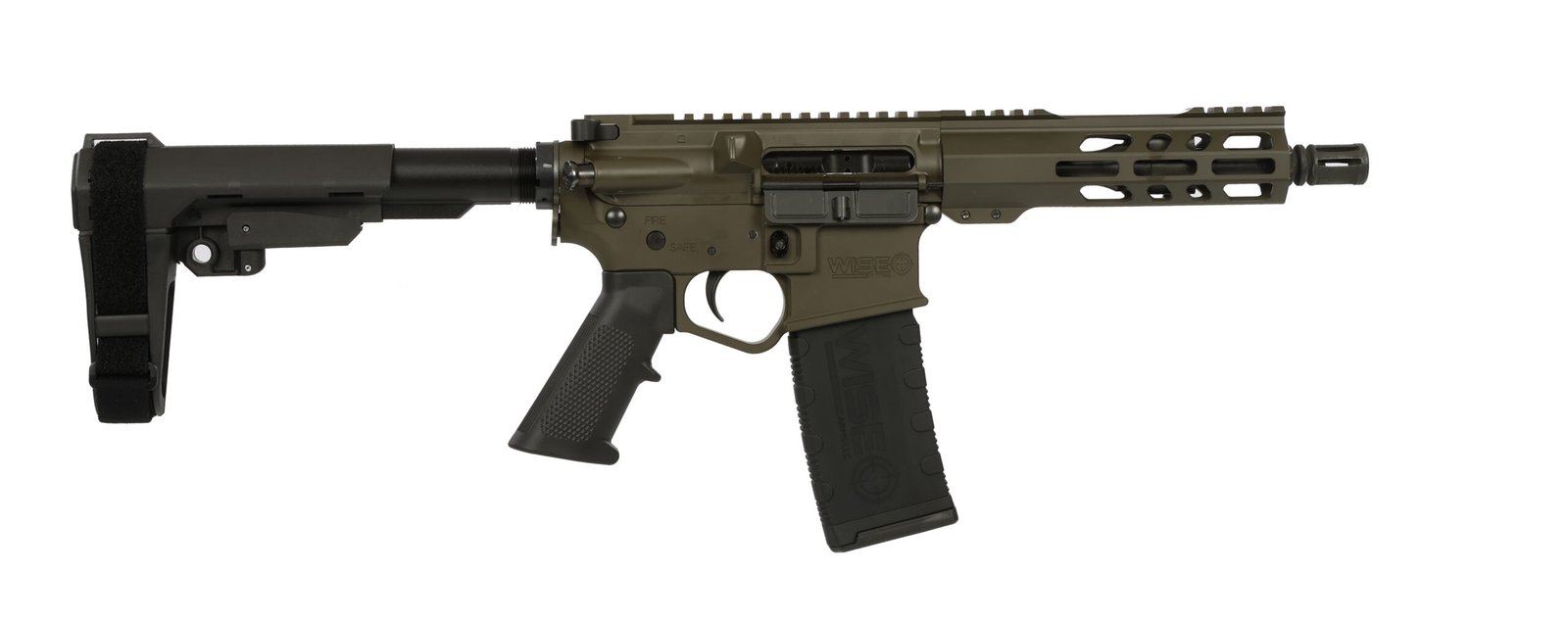 WISE ARMS WA-15B 300BLK ODG 7.5" SBA3
