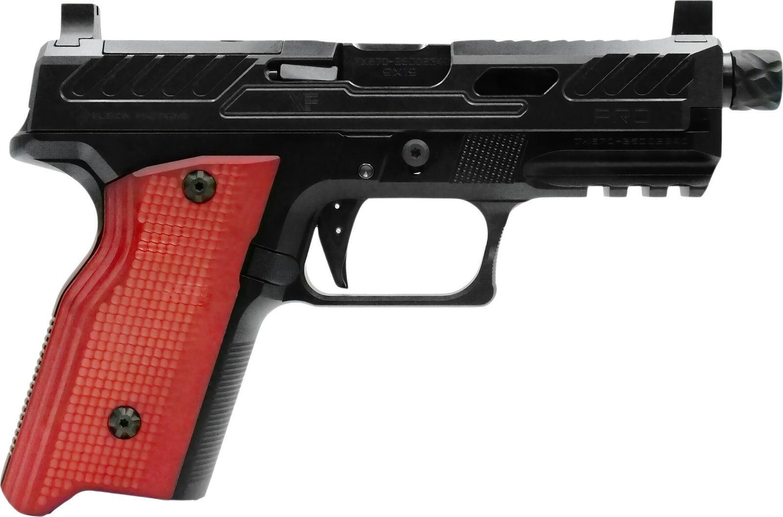 FUS XF PRO 9MM 4B 15RD BLK TB by Fusion Firearms
