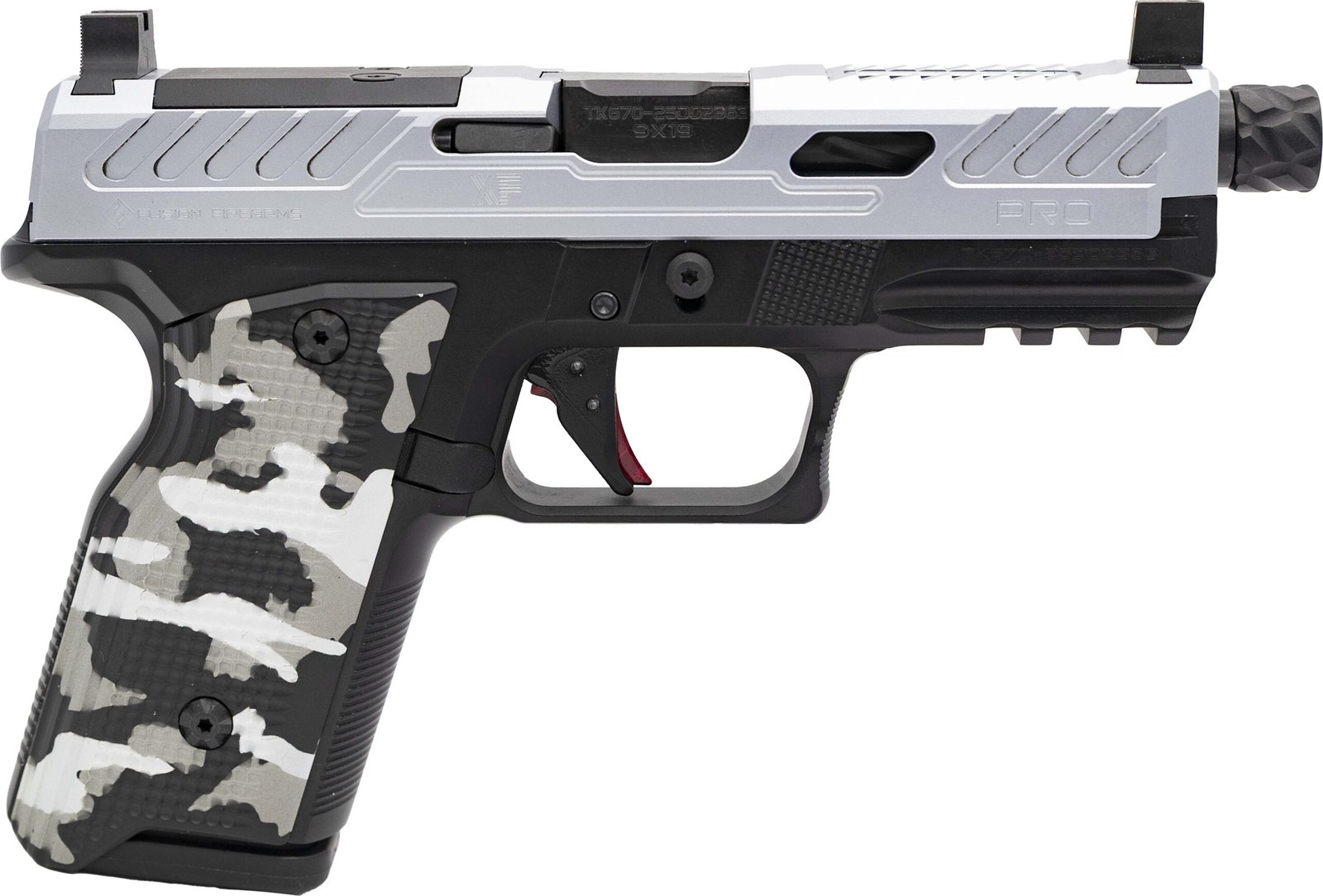 FUS XF PRO 9MM 4B 10RD CHR TB by Fusion Firearms