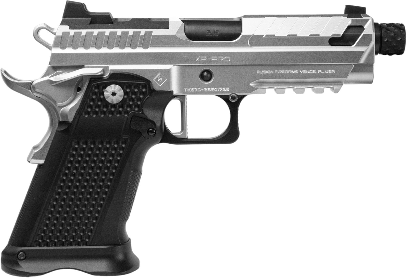 FUS XP PRO 9MM 4B 10RD CHR TB by Fusion Firearms