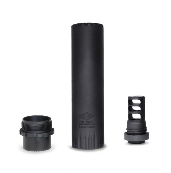 YANKEE HILL MACHINE COMPANY TURBO T3 5.56 1/2-28 SILENCER
